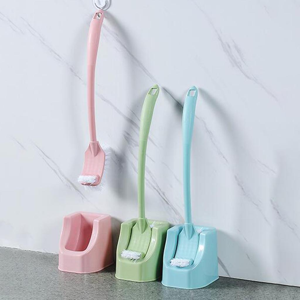 Long Double-sided Brush Decontamination Handle Toilet Tool Accessories