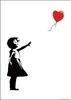 [Made In Japan] Beverly 600-Piece Jigsaw Puzzle Balloon Girl (38 X 53 Cm) 66-197 Black and White