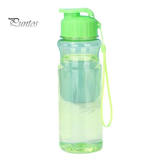 PC Water Container Sports Bottle, with Flip Lid, 550ml Capacity Leak-Proof Portable Bottle for Hiking Cup, Outdoor Fitness Gym And One Click