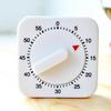 Novelty White Square 60-Minutes Mechanical Timer Reminder Counting for Kitchen MIT