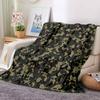 Camouflage Flannel Blanket Throw Blanket Soft Warm Sofa Bed Camping Car home Decor Unique Christmas Gift C930972