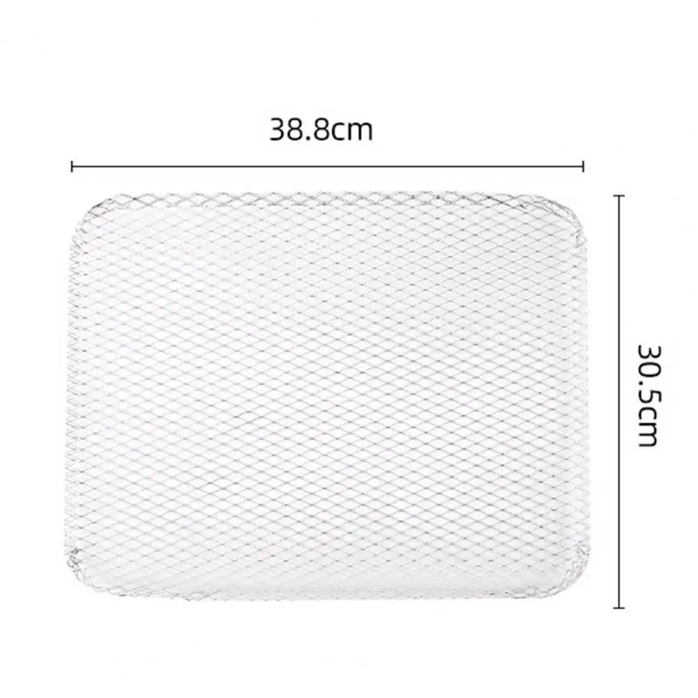 10PCS Aluminum Non-stick Outdoor Barbecue Net Disposable Grill Net BBQ Baking Mat Oven Mat High Temperature Resistance Grill Net