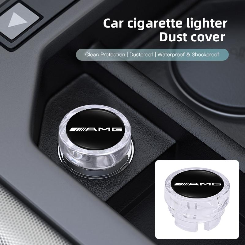 Car Cigarette Lighter Dust Cover Dustproof Cap Plug For Mercedes Benz AMG A B C E G CLA W211 W203 W204 W210 W124 C200 C230 C260
