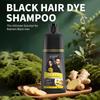 3 в 1 Растительная Здоровая Краска для Волос 500 мл SEVICH Шампунь-Краска для Волос Черного Цвета для Мужчин и Женщин Растительный Мгновенный Цвет Шампунь Имбирь Черная Краска для Волос