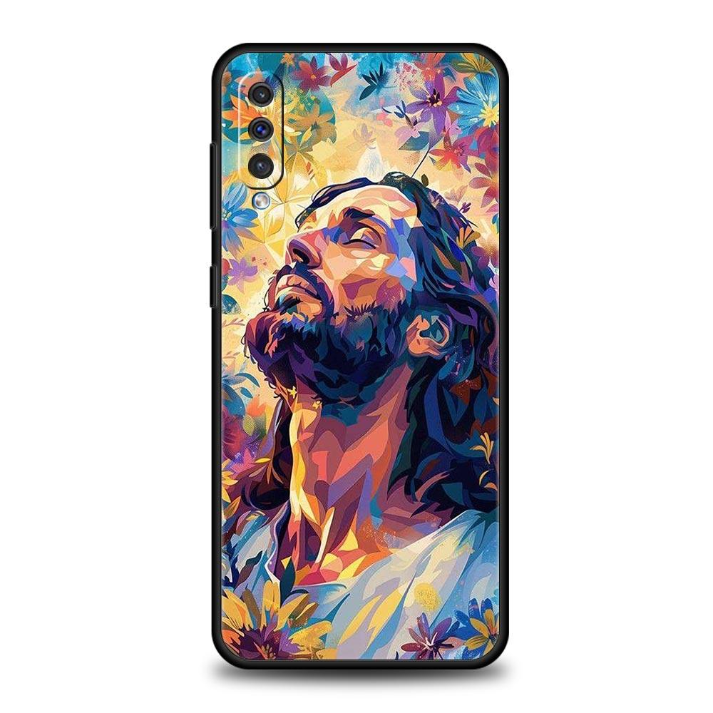 Faith Christian Religious Jesus Case For Samsung A54 A52 A24 A14 A50 A70 A40 A20S A20E A06 A12 A22 A34 A42 A32 5G A04s A16 Cover