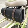 Сумка-седло для велосипеда в стиле ретро, ​​универсальная сумка для хранения электрического скутера для мотоцикла, велосипеда с регулируемыми пряжками, стильное организованное решение