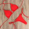 Sexy Brazilian Swimsuit Women Sexy Bikini Set Push-up Bra Thong G-String Two Pieces Swimwear Beachwear Bathing Suit Femme