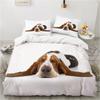 Dog Duvet Cover Set Double Queen King Size Bedding Set Black And White Border Shepherd Soft Comfortable 2/3pcs Twin Quilt Cover