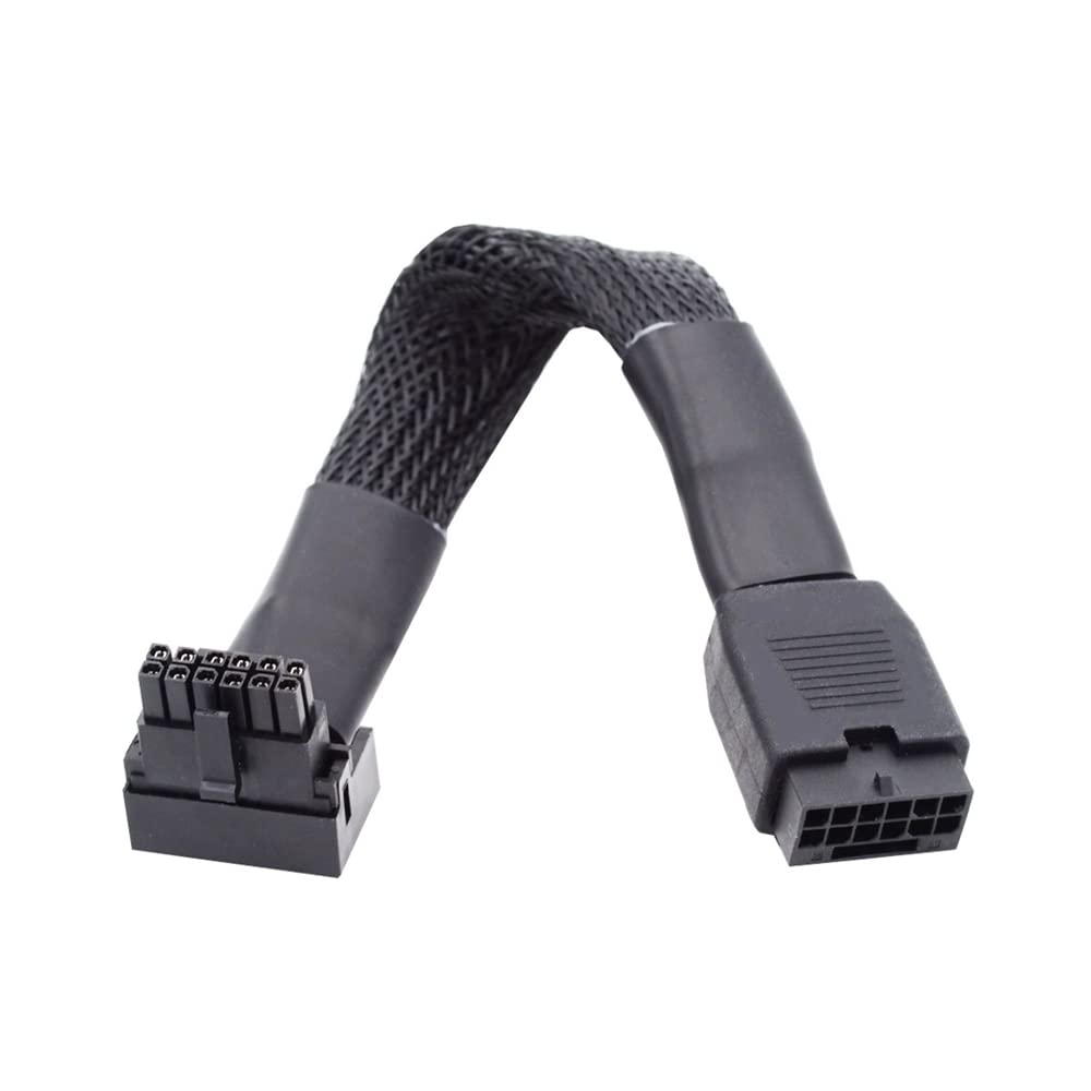 Модульный кабель питания NFHK 12VHPWR «папа-мама», удлинитель вверх на 90 градусов для блока питания 3080 3090TI, 16-контактная видеокарта ATX3.0 PCI-E 5.0 12+4P