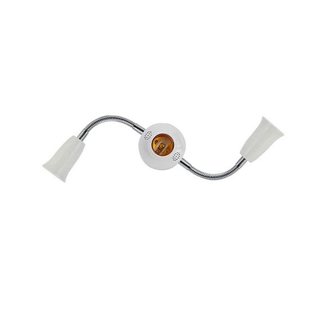 with Extension Hose E27 Light Socket Splitter Bulbs Adapter E27 Lamp Holder Converter Office