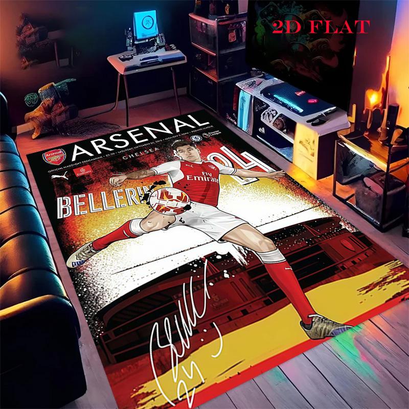 Arsenal F Carpet Rug for Living Room Bedroom Home Sofa Decoration,Kids play Nonslip Floor Mat
