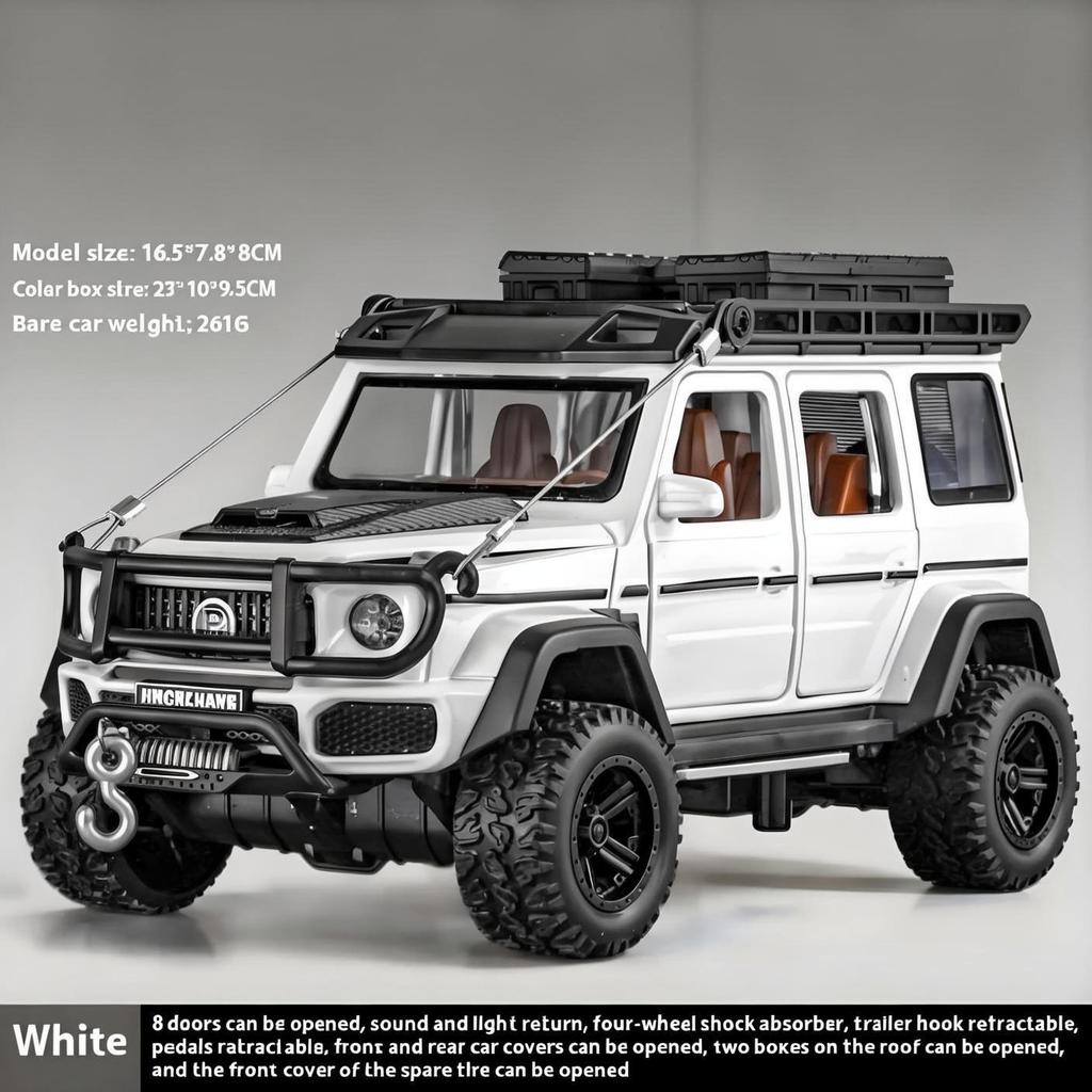 1:32 Модифицированный Внедорожник Mercedes Benz G550 4x4 Металлический Литой Модель Автомобиля Игрушечный Автомобиль для Детей Подарки на День Рождения Для Парня