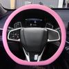 Силиконовый чехол на руль, однотонный, износостойкий, нескользящий дизайн, простая установка, универсальный защитный чехол на руль.