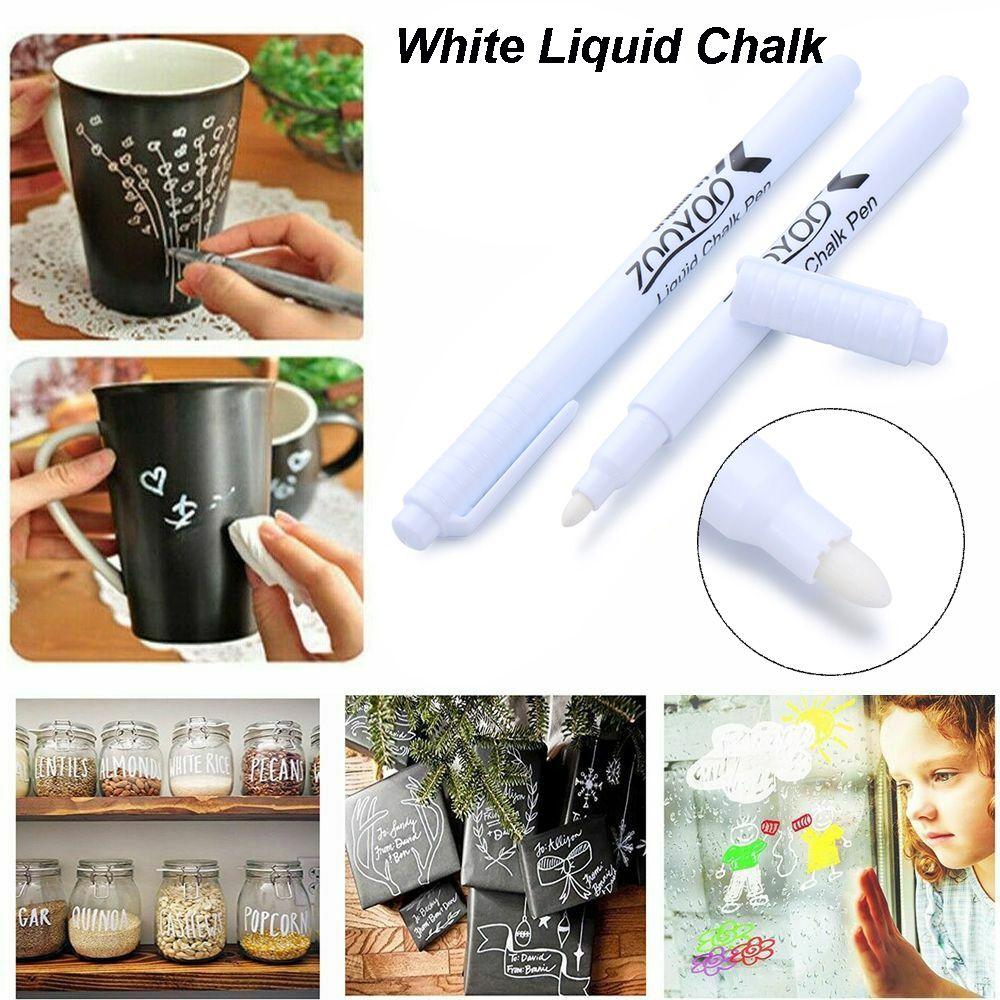 1/5/10 pcs Drawing Windows Blackboard Glass Marker White Liquid Chalk Pen Chalkboard