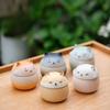 Shiba Inu Ceramic Tea Canister Storage Organizer Tea Porcelain Box with Lid Moisture Proof Gift Cute Pets Household Sealed Jar