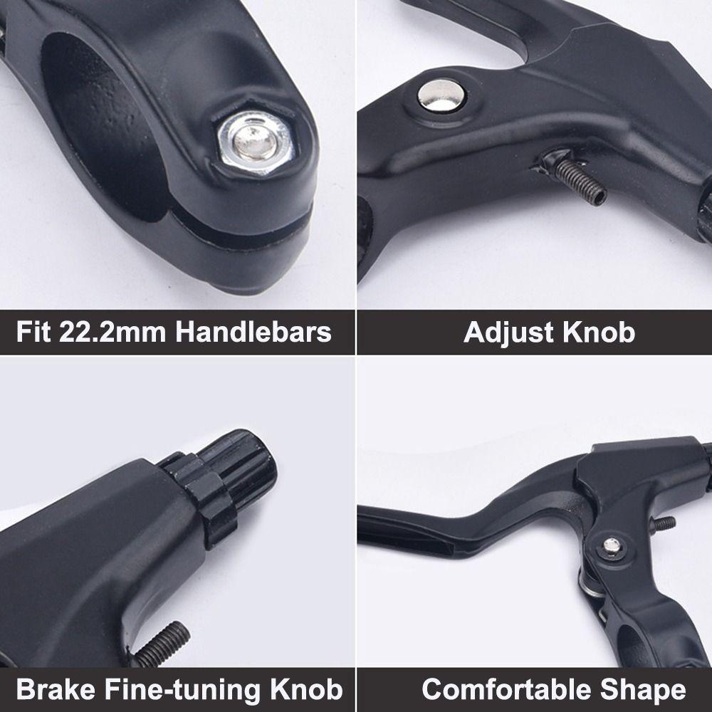 1Pairs Aluminum Alloy Bicycle Brake Handle Ultralight Disc Brake Lever for MTB Mountain Bike