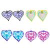 Silicone Mold for Earrings Pendant Elegant Heart Shape Mold for Artistic Crafts
