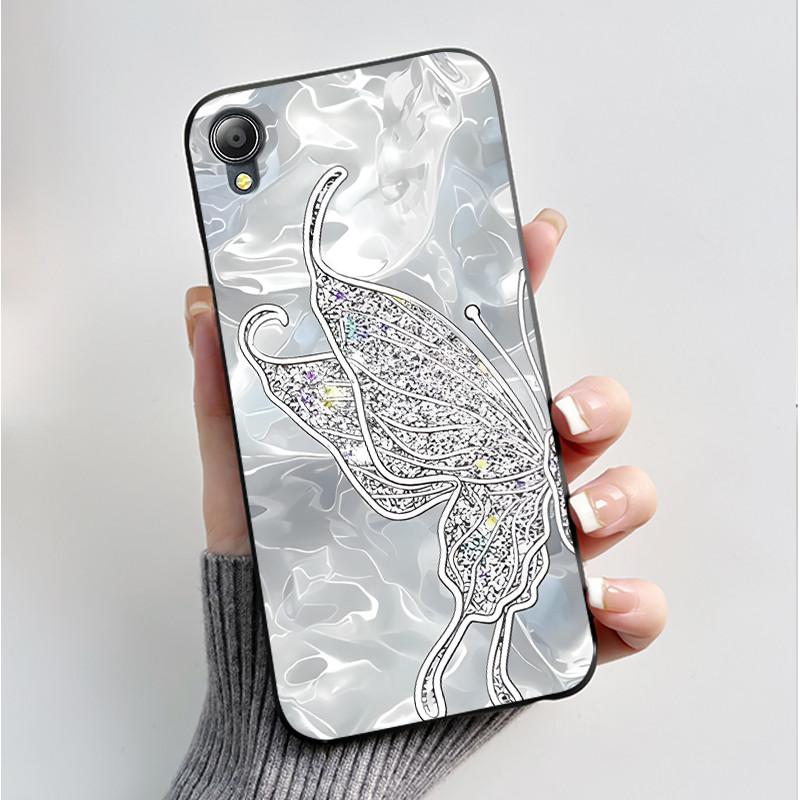 For Asus ZenFone Live L1 L2 ZA550KL Soft Case Fashion Butterfly Flower Black Silicone Phone Casing Asus X00RD ZA550KL Back Cover