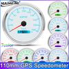 110MM 120KMH Speed Gauge Auto Gauge GPS Speedometer With GPS Antenna 7 Colors Backlight Universal for Car Boat Marine 12V 24V