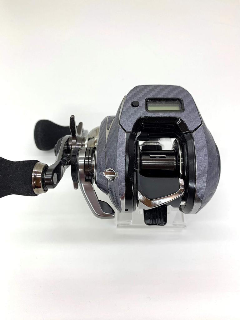 CUSTOM Custom Decal for YOROI 18 Engetsu Premium Baitcasting Scratch Protection SEAT.JP Reel, (Silver, Right-Handed)