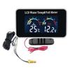 Dual Gauge 2 IN 1 LCD Gauge 0-120℃ Water Temperature Gauge +Voltmeter Water Temp Sensor 1/8NPT for Universal Truck Car 12V24V DC