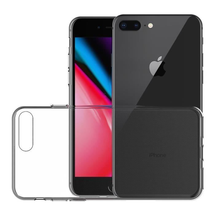 Прозрачный гелевый чехол из ТПУ - Phonillico - iPhone 8 PLUS - Ультратонкий - Гибкий - Оптимальная защита