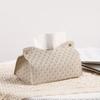 Tissue Box Scandinavian Home Living Room Decoration Tissue Box Leather Tissue Holder Tissue Extractor Toilet Paper Holder