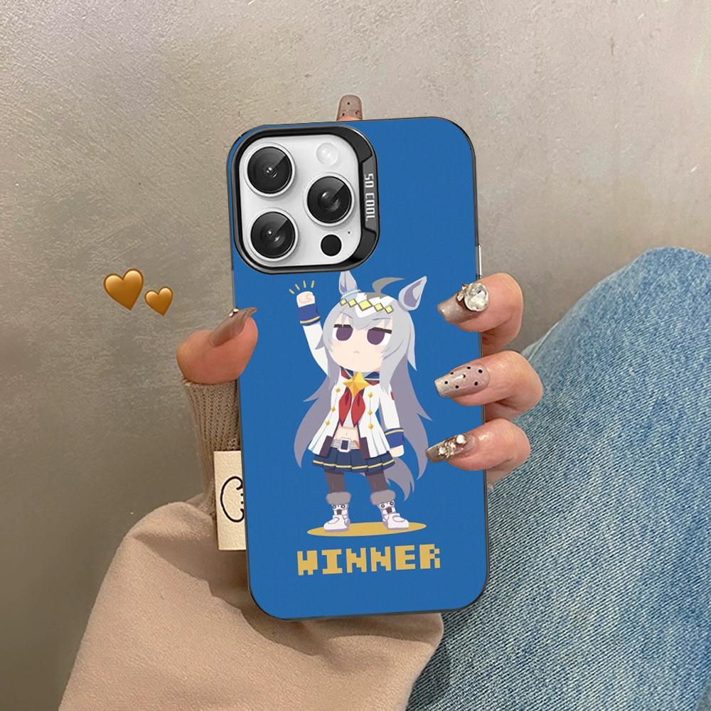 Чехол для телефона Аниме Uma Musume Pretty Derby Токай Тейо для iPhone 16 15 14 13 12 11 Pro Max X XR XSMAX 8 7 Plus Матовый Ударопрочный