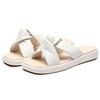 Fila Modern Sports Rubber Sole Slide Sandals Women Footwear Cream F12W221505FGD