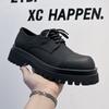 2024 New Men's Lace-up Retro Trend Casual Board Shoes Anti-velvet Matte Low-top British Style Tooling Shoes 1802-A