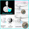 Copper Glow In The Dark Firefly Honeybee Star Charms Beads Fit Qikaola Original Bracelets Fine Diy Jewelry Gift