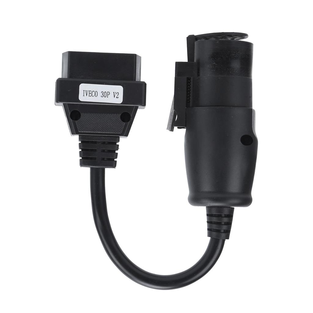 OBD2 30-контактный?16-контактный диагностический кабель-адаптер длиной 250 мм9,8 дюймов для замены грузовиков IVECO