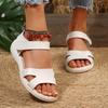 2024 новые летние сандалии, дорожная женская обувь, новые сандалии на прочной подошве, женские уличные пляжные тапочки, сандалии на платформе