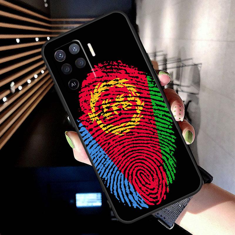 Чехол Флаг Эритреи для Oppo A74 A54 A94 A80 A60 A40 A18 A38 A58 A78 A98 A96 A76 A16 A15 A17 A57 A77 A5 Pro