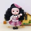 Beautiful Nude 22 Ball Jointed Doll Kawaii Big Head Doll  with Hair  Kids