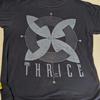 Винтажная черная хлопковая футболка группы Thrice, унисекс, размеры от S до 5XL, AL1199