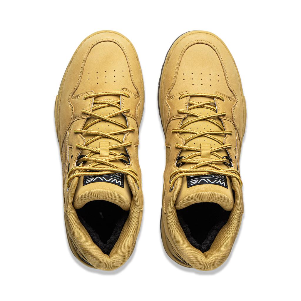 Li Ning Wave MID Термостойкие Скользкие Средние Кеды для Скейтборда Унисекс Umber AGCV379-1