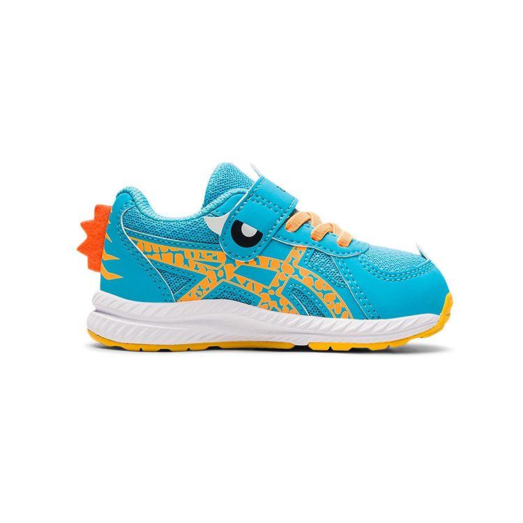 Asics Contend 7 TS Dinosaur Baby Sneakers Blue Aquarium Orange-Pop 1014A214-400