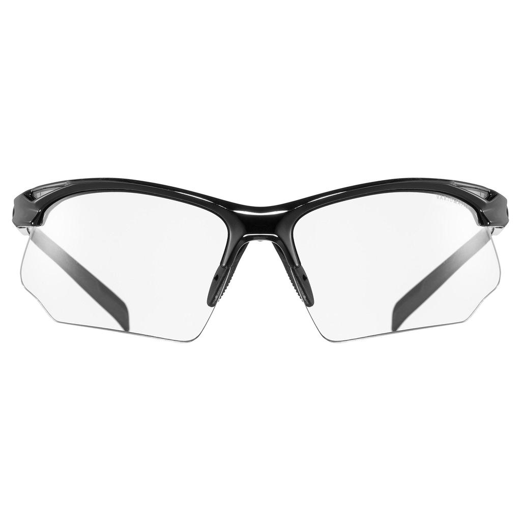 Фотохромные спортивные солнцезащитные очки для дороги UV Sportstyle 802 V Черные [Uvex] Велоспорт, Велосипеды, Бег, Защита от запотевания, Защита,