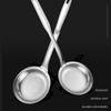 Long Handle Filter Scoop Colander Stainless Steel Fat Skimmer Spoon Fine Mesh Food Strainer Oil Filter Kitchen Accessories