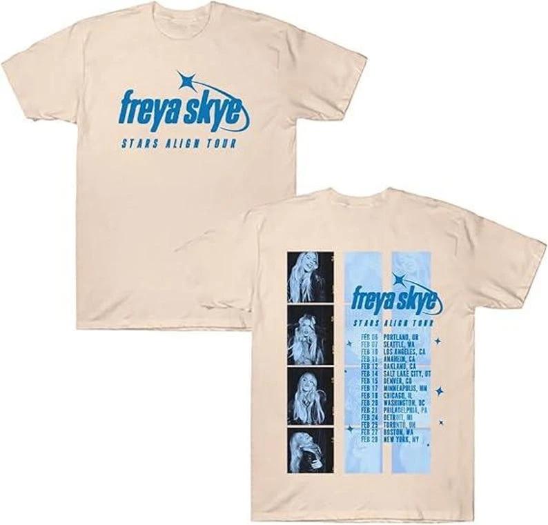 Freya Singer Skye Merch 2026 Summer Tour T Shirt