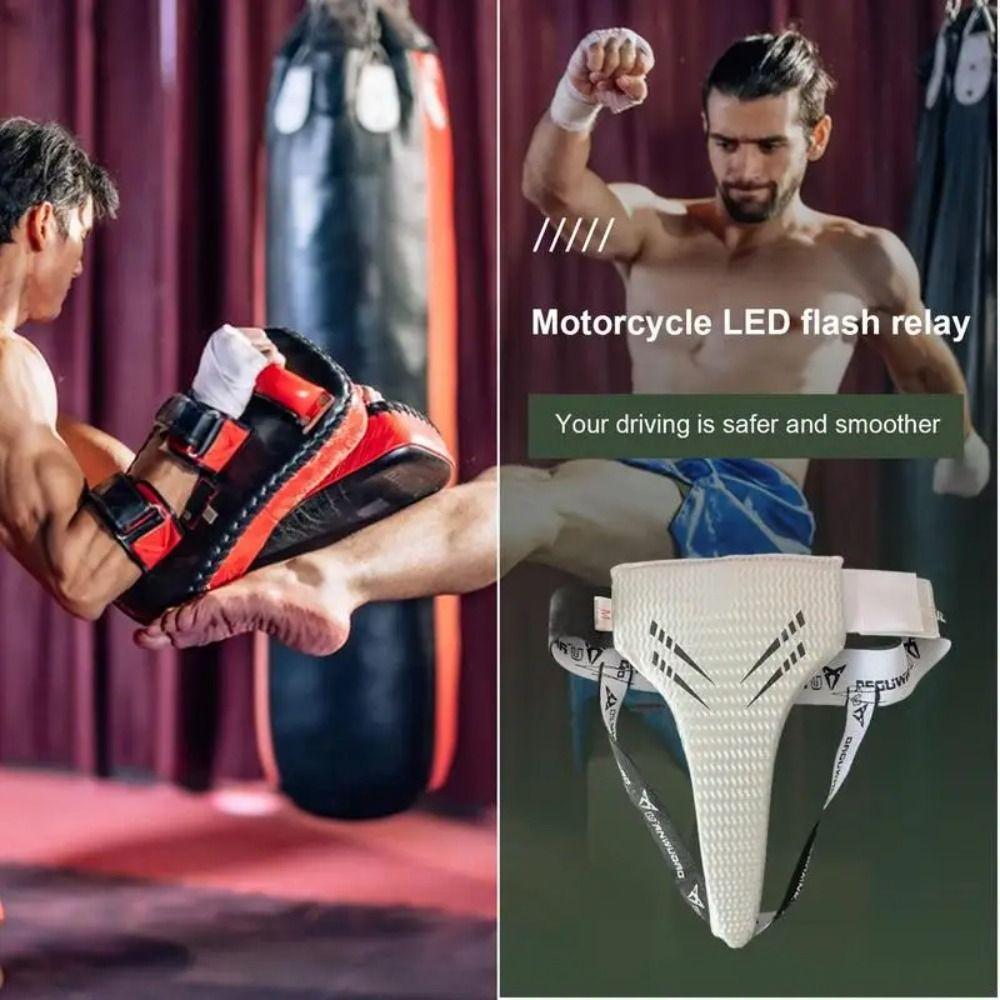 Паховая раковина из ПУ кожи, паховая защита из полиэстеровой ткани, защитное снаряжение для паха