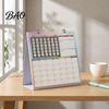 Interactive Planning Board Reusable Kids Desk Calendar with 42 Magnetic Event Stamps, Undated Monthly Planner Creative Accessory for Habits
