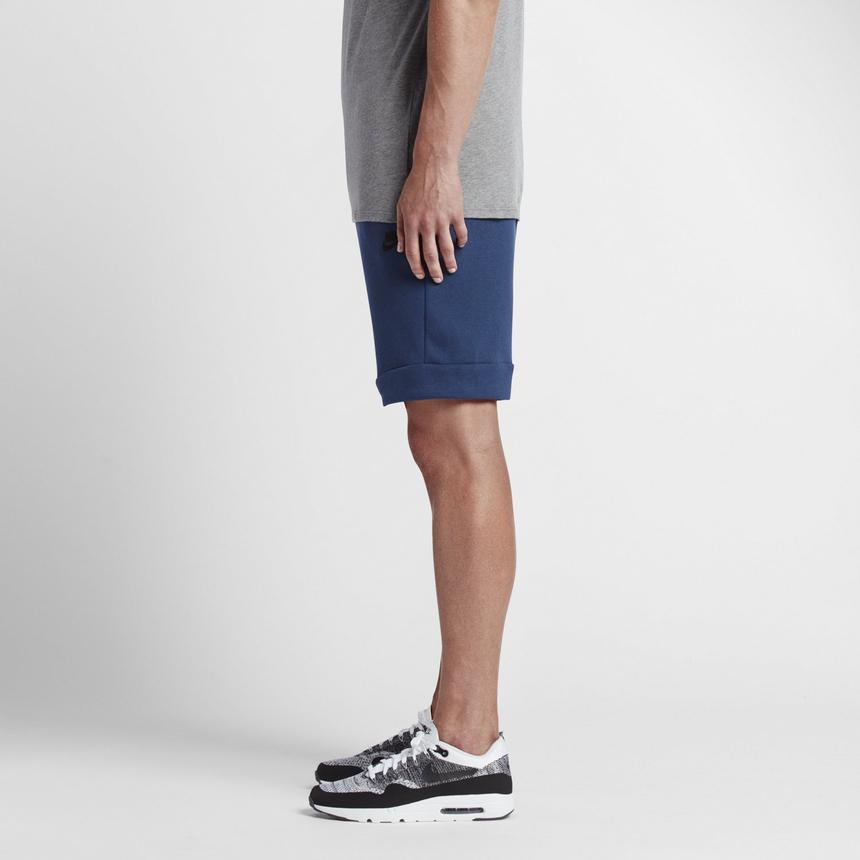 Nike Knit Casual Sport Shorts Men Bottoms Dark-Blue 805161-423
