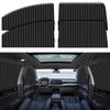 ZATOOTO Car Sunshade Curtains with Magnets for Car Pleated UV Privacy Easy Car Black Built-in Camping, Design, Blackout, Protection, Protection,