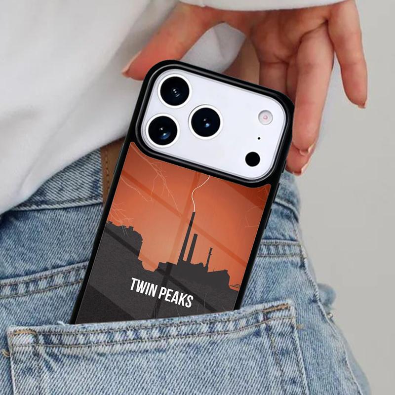 Чехол для телефона Twin Peaks для iPhone 17ProMax 12 13 14 15 16e 17 Pro Max Plus Air Cover