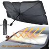 Car Windshield Sun Shade Umbrella Foldable Car Sunshade Front Window Cover for UV Ray Block & Sun Heat Car Sunshade Umbrella