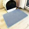 Extra Large EVA Double Layer Cat Litter Mat - Anti-Tracking and Sand Trapping Pet Mat