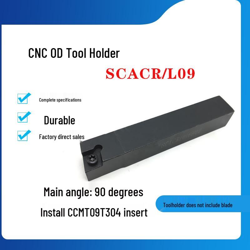 90° Внешний цилиндрический CNC держатель инструмента SCACR/SCACL 1212H09/1616H09/2020K09