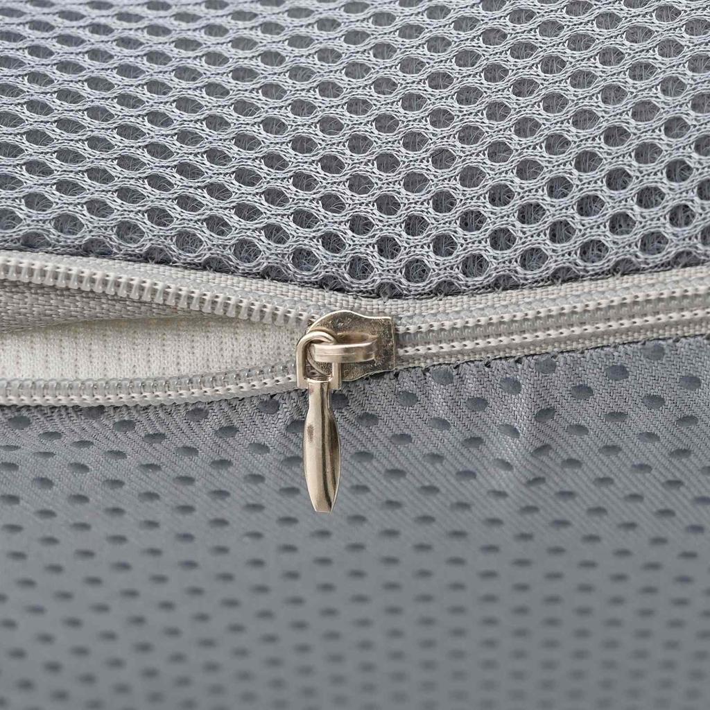 Seat Cushion Solid Color Gray 47 x 37 x 8 cm Viscoelastic Foam